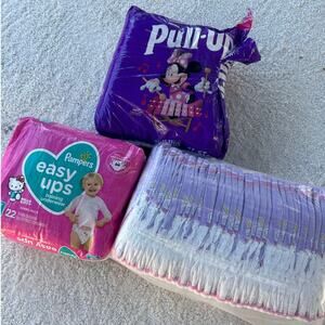 NEW 2-5 Toddler Girl Diapers